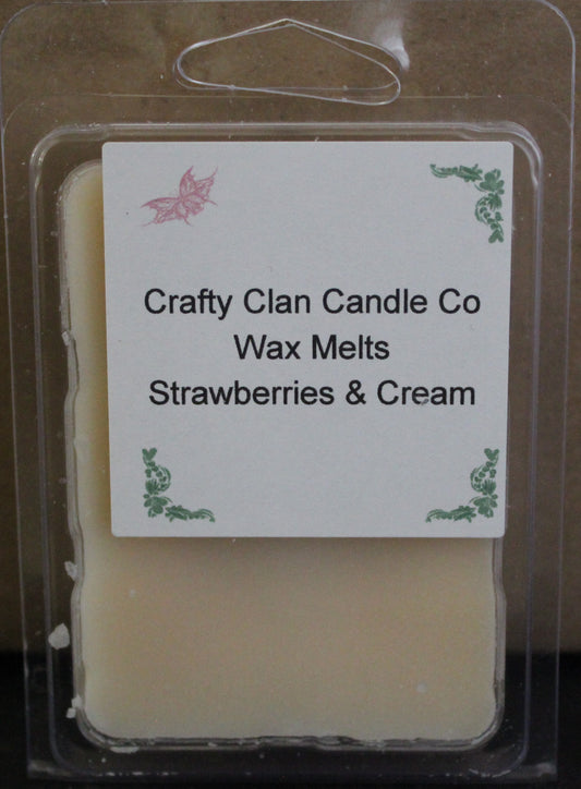 Strawberries and Cream Wax Melt